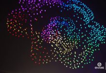 Chine : 777 drones fêtent l’amour