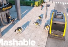 Le système de livraison par chiens robots de Continental Auto