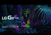 Une passe magique au dessus du nouveau smartphone G8 de LG suffit pour l’activer