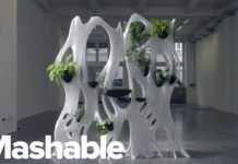 Le premier mur végétal irrigué naturellement… entièrement imprimé en 3D