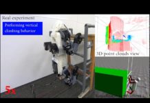 Un robot à quatre pattes conçu par des ingénieurs de la Tokyo Metropolitan University est capable de gravir une échelle à la verticale
