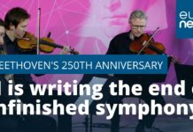 Une intelligence artificielle pour terminer la dixième symphonie inachevée de Beethoven