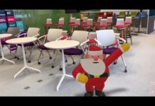 Le Père Noël en réalité augmentée via la caméra de votre smartphone