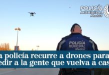 Des drones utilisés par la police espagnole pour exhorter les citoyens à rester chez eux à cause du coronavirus