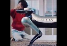 Koda is a social robot, an artificial intelligence robotic dog company