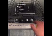 🛒 Shopping cart concept in augmented reality