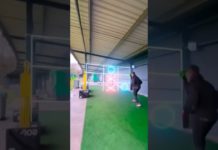 Jouer au morpion avec un ballon, et en réalité augmentée