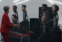 Robotic installation made for Old Spice Barbershop by Mike Diva