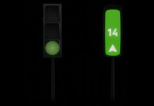 The led traffic signal gets redesigned with a single screen stoplight for the 21st century!