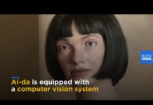 Unveiled in 2019, Ai-Da is a robot artist that’s challenging humanity’s concept of creativity