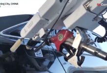 Finally… the robot that fuels your car at a gas station… in China!