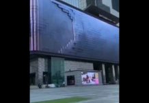 A whale swimming in Korea’s biggest digital display at Coex K-pop Square
