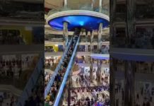 Newly open Wanda Plaza Guangzhou China