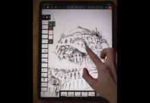 Impressive sketch created by Greg Edwards with Mental Canvas