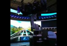 4D Metaverse display at the Mobile World Congress
