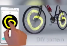 Fun cette barre led pour la roue de votre vélo 🚲