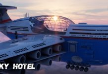 Prêt à monter à bord du Sky Cruise, un hôtel futuriste volant à énergie nucléaire 🛫 ?