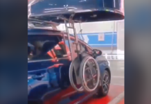 Génial ce coffre de toit pour fauteuil roulant !