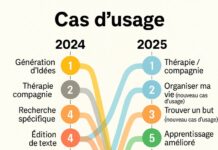 Les 100 usages de l’IA générative en 2025 ! De outil de productivité au compagnon de vie