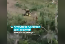 Un soldat ukrainien blessé reçoit un vélo électrique par drone